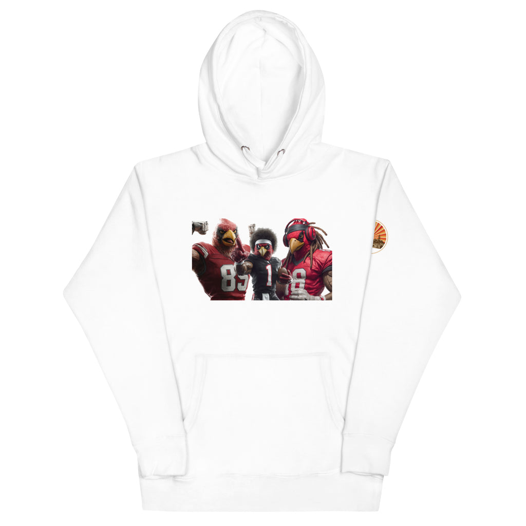 Cardinal 13 M Unisex Hoodie White