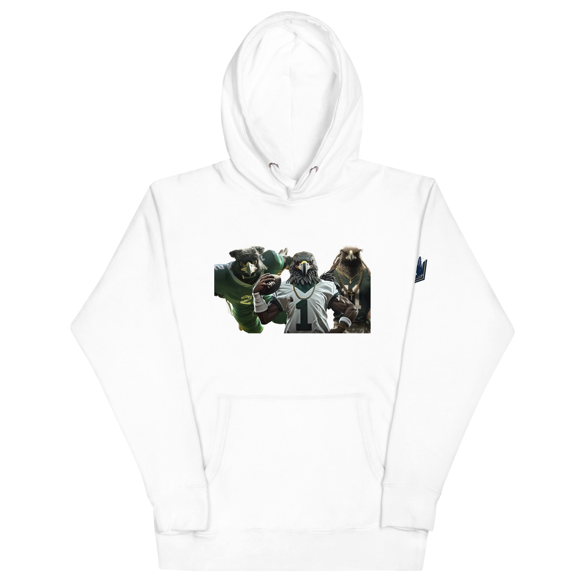 Eagle 13 M Unisex Hoodie White