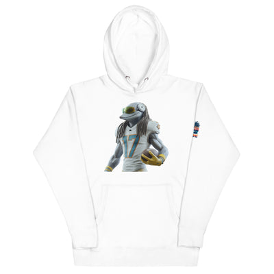 Dolphin 5 M Unisex Hoodie White
