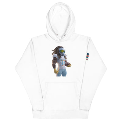 Dolphin 11 M Unisex Hoodie White