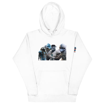 Dolphin 12 M Unisex Hoodie White