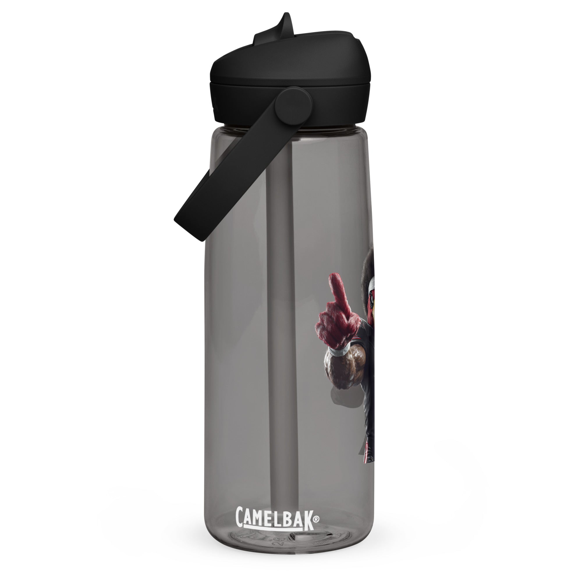 Cardunal 6 Flip straw water bottle Charcoal