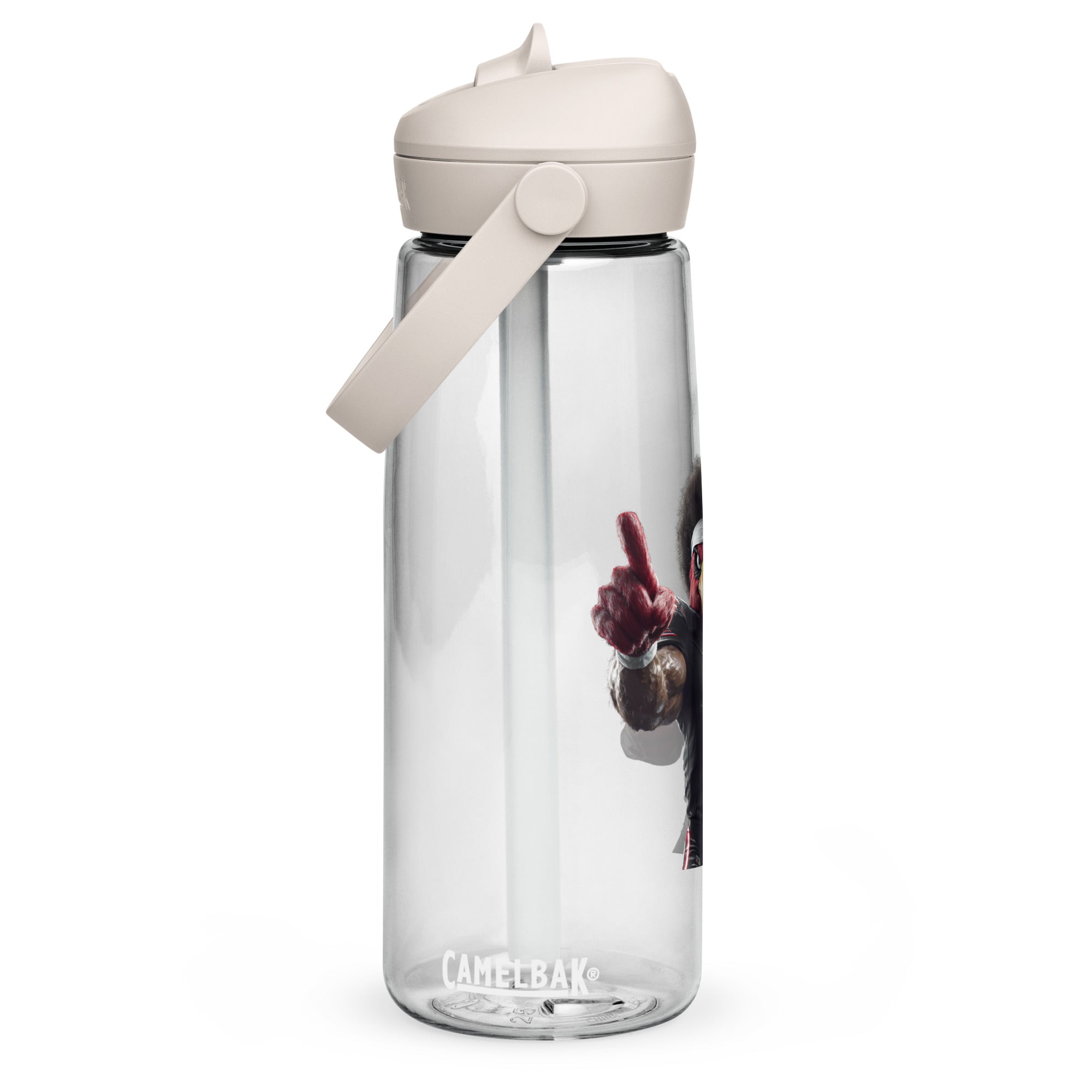 Cardunal 6 Flip straw water bottle Clear