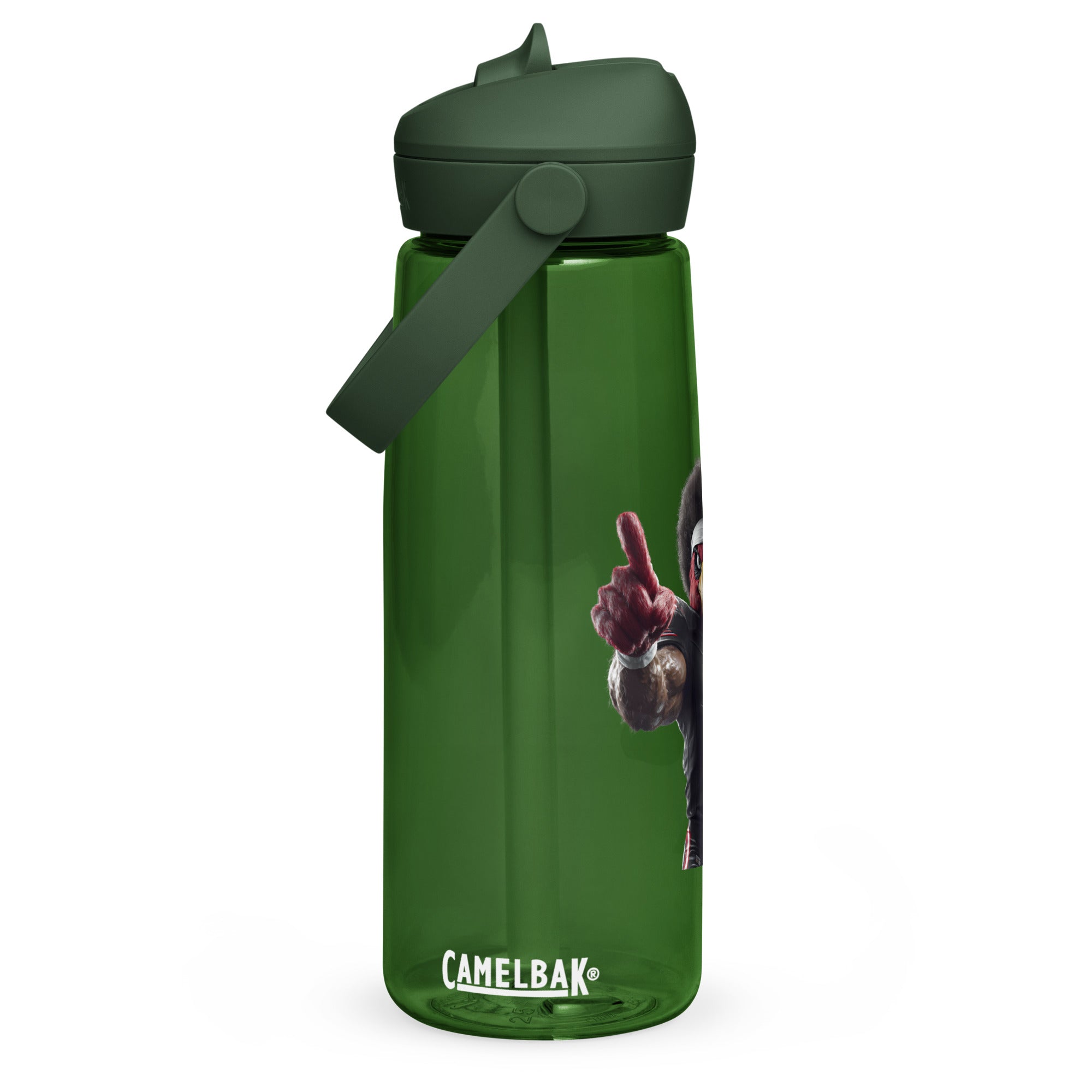 Cardunal 6 Flip straw water bottle Forest Green