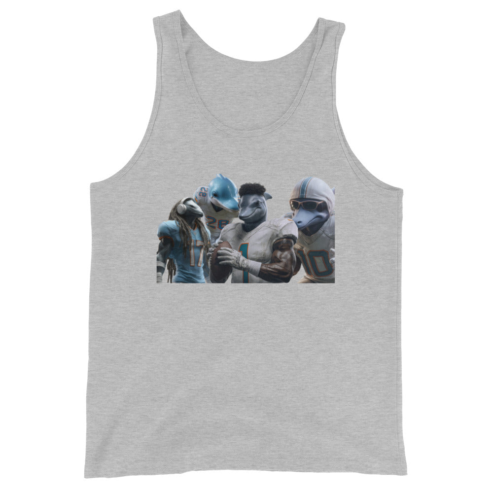 Dolphin 12 M Men's Tank Top Athletic Heather