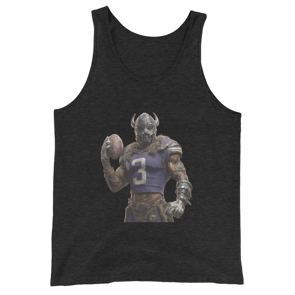 Viking 7 M Men's Tank Top Charcoal-Black Triblend