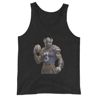 Viking 7 M Men's Tank Top Charcoal-Black Triblend