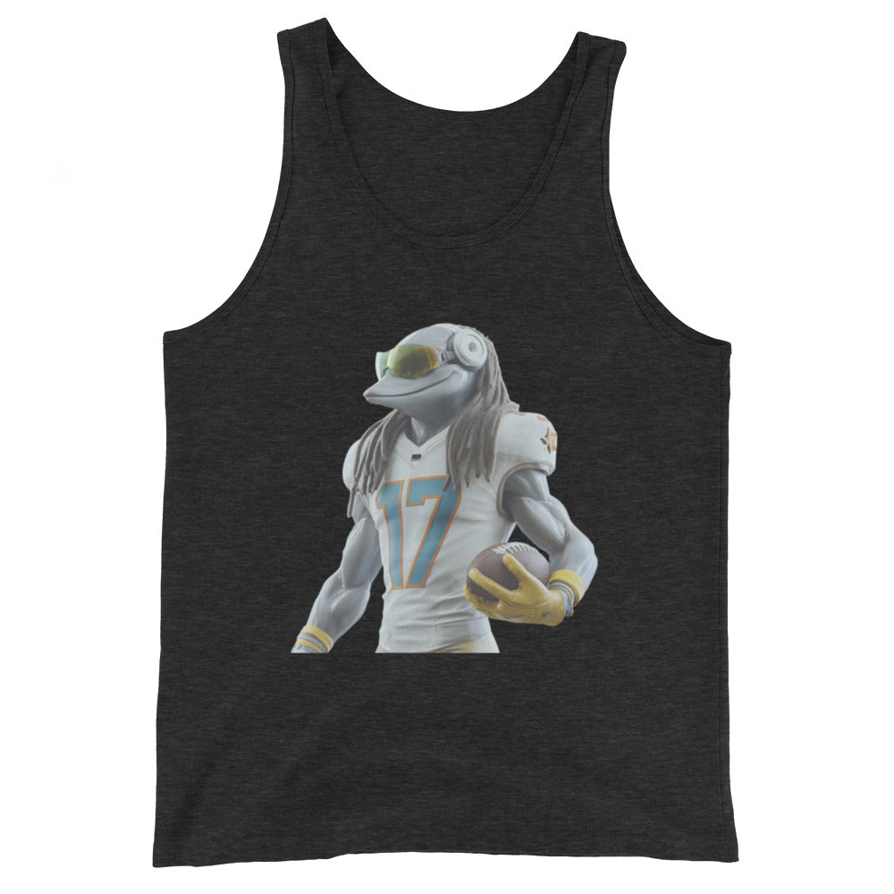 Dolphin 5 M Men's Tank Top Charcoal-Black Triblend