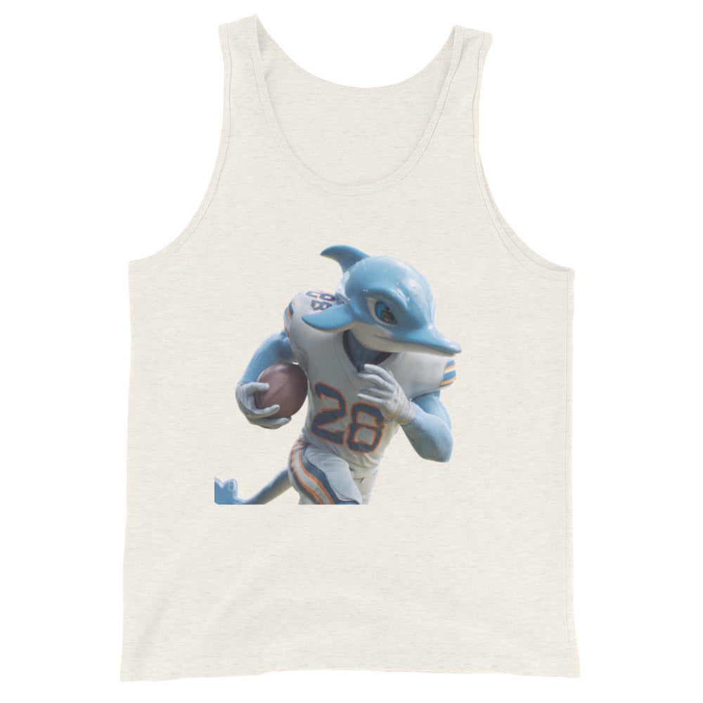 Dolphin 1 M Men's Tank Top Oatmeal Triblend