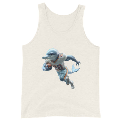 Dolphin 2 M Men's Tank Top Oatmeal Triblend