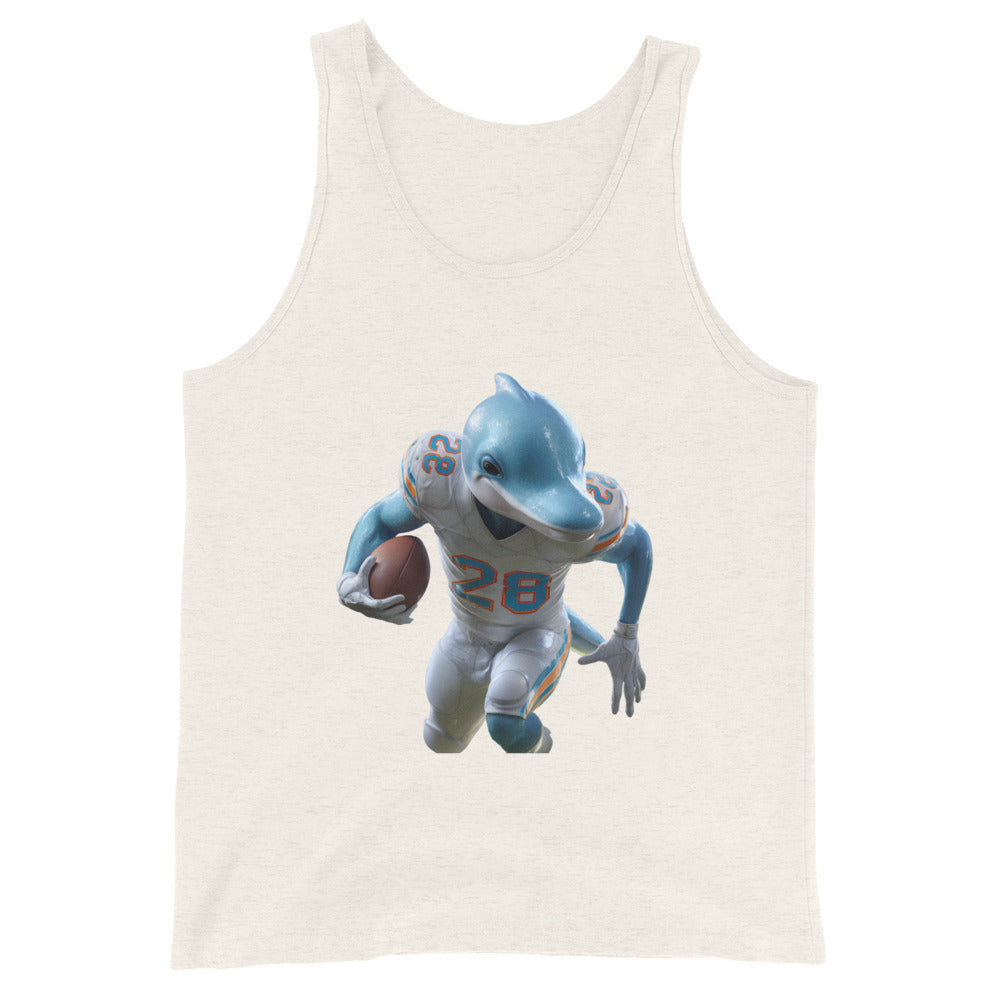 Dolphin 3 M Men's Tank Top Oatmeal Triblend
