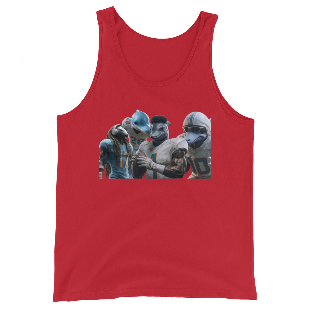 Dolphin 12 M Men's Tank Top Red