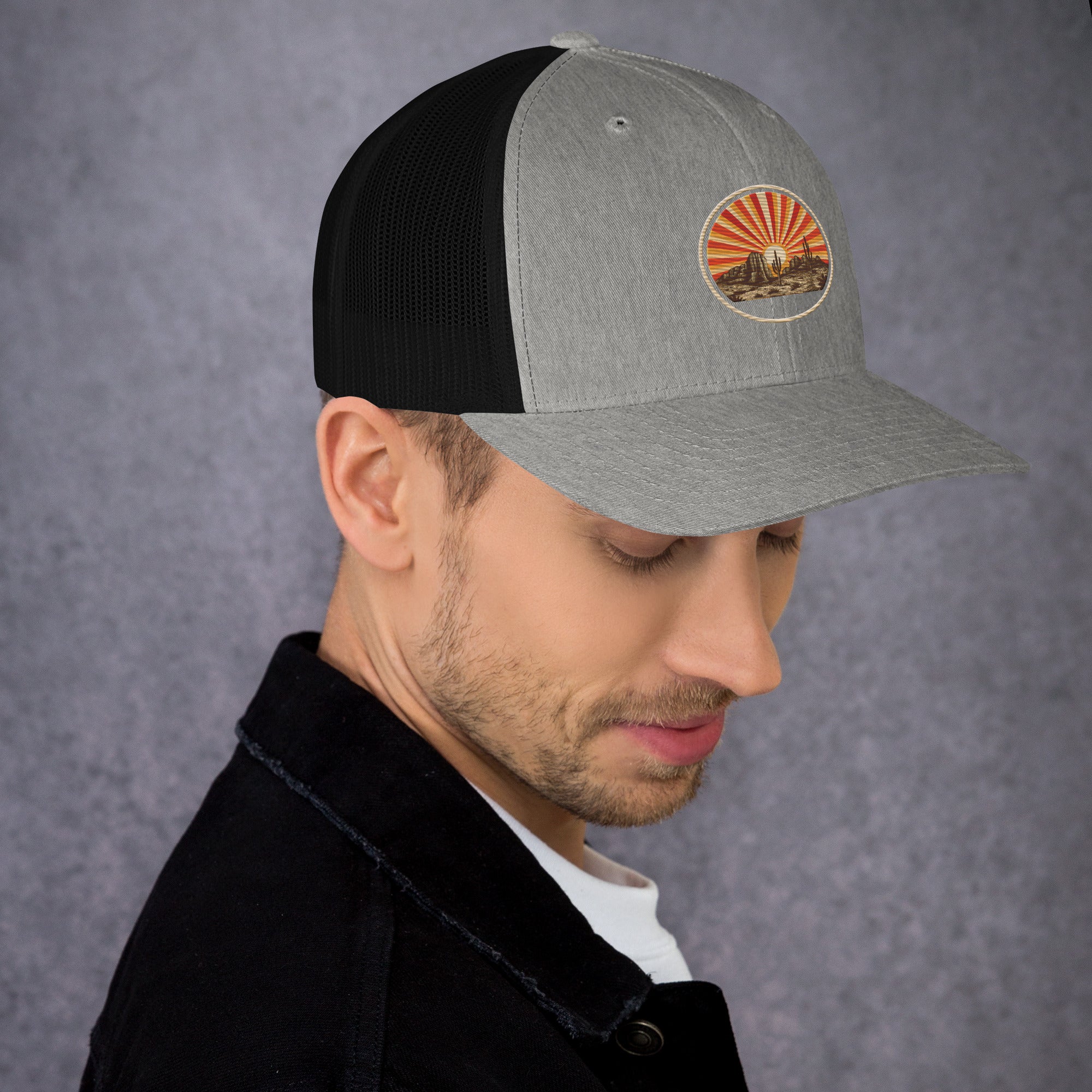 AZ Trucker Cap Heather Black