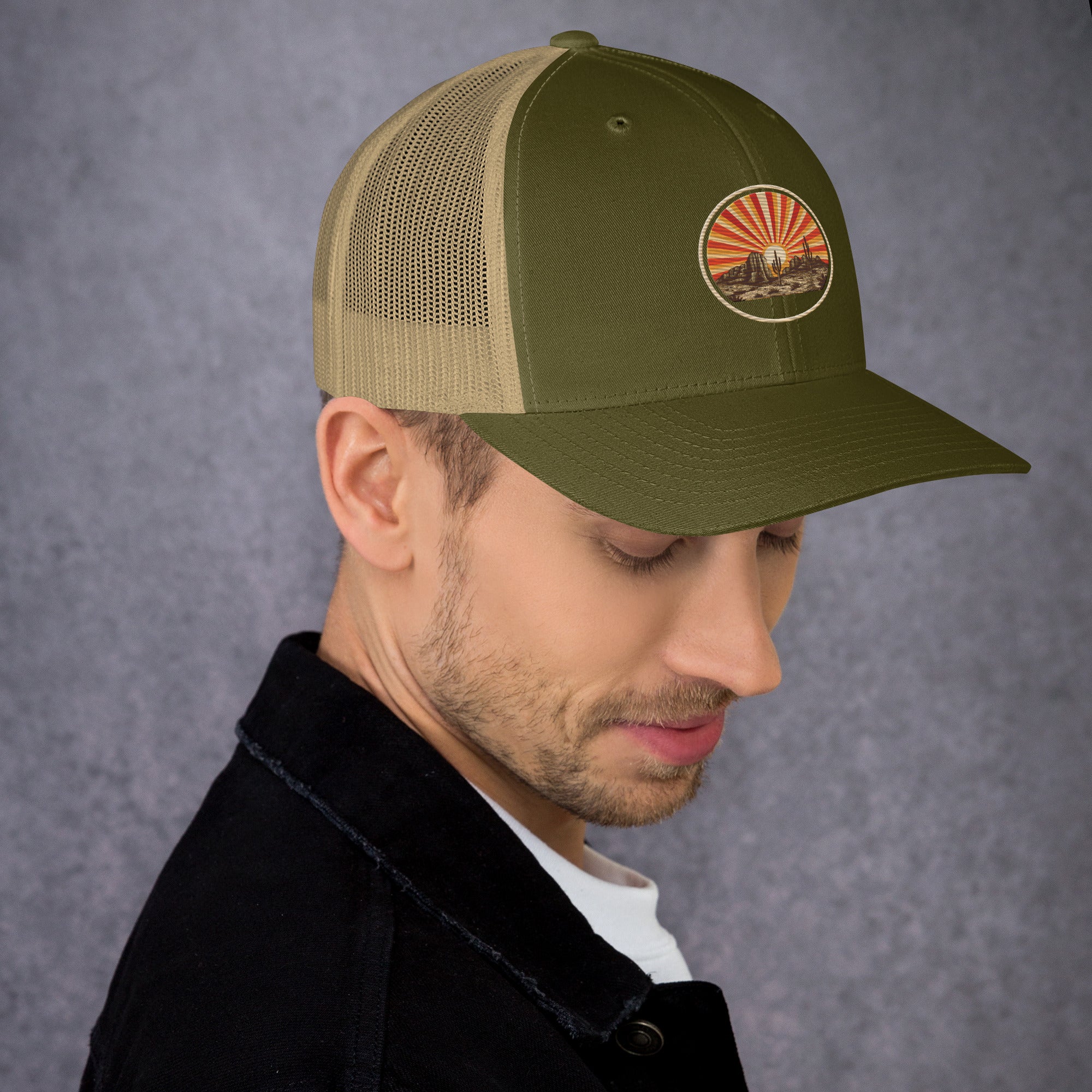 AZ Trucker Cap Moss Khaki