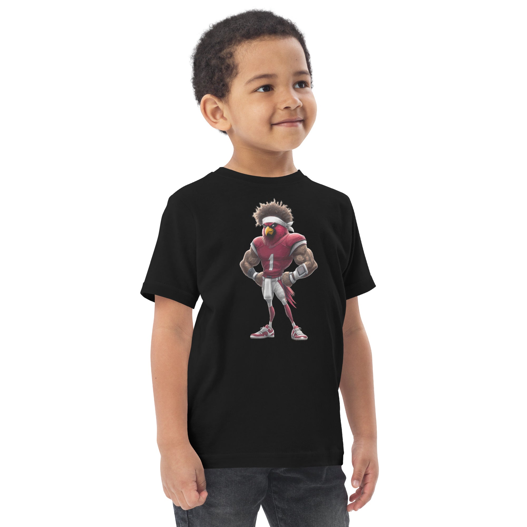 Cardinal 1 Kids Toddler jersey t-shirt