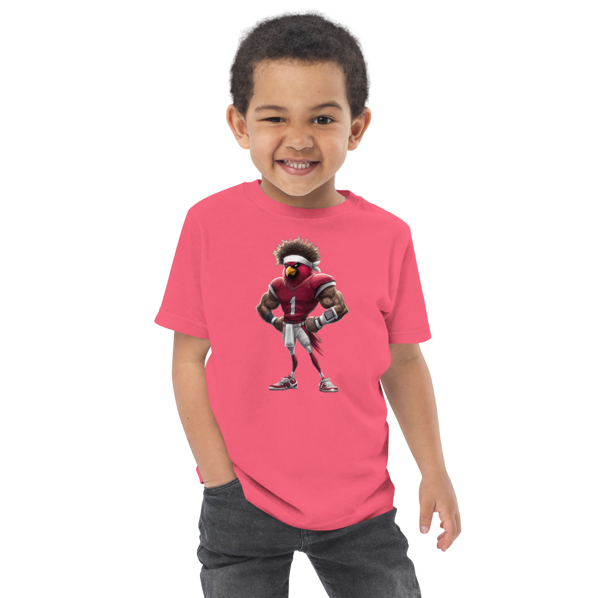 Cardinal 1 Kids Toddler jersey t-shirt