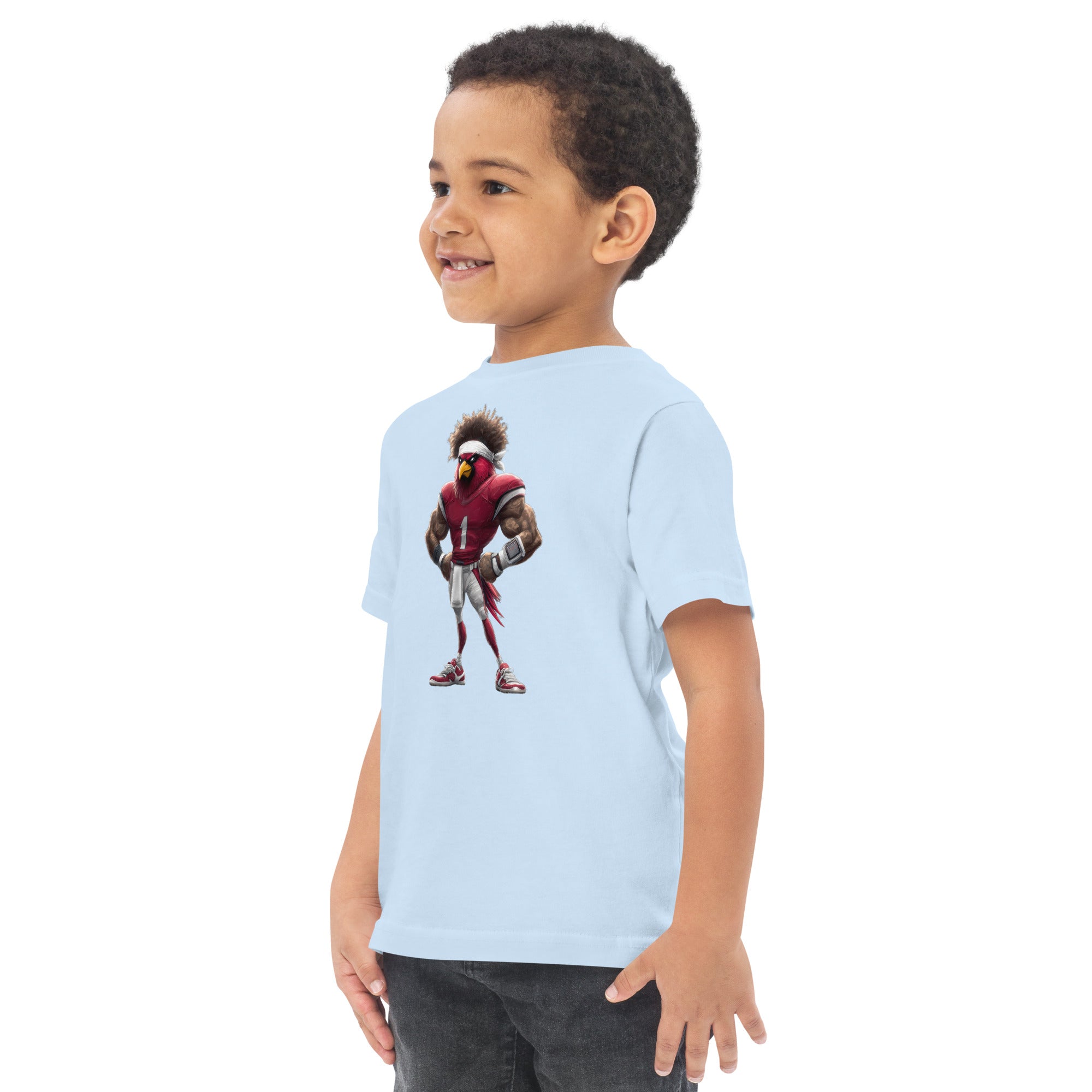 Cardinal 1 Kids Toddler jersey t-shirt