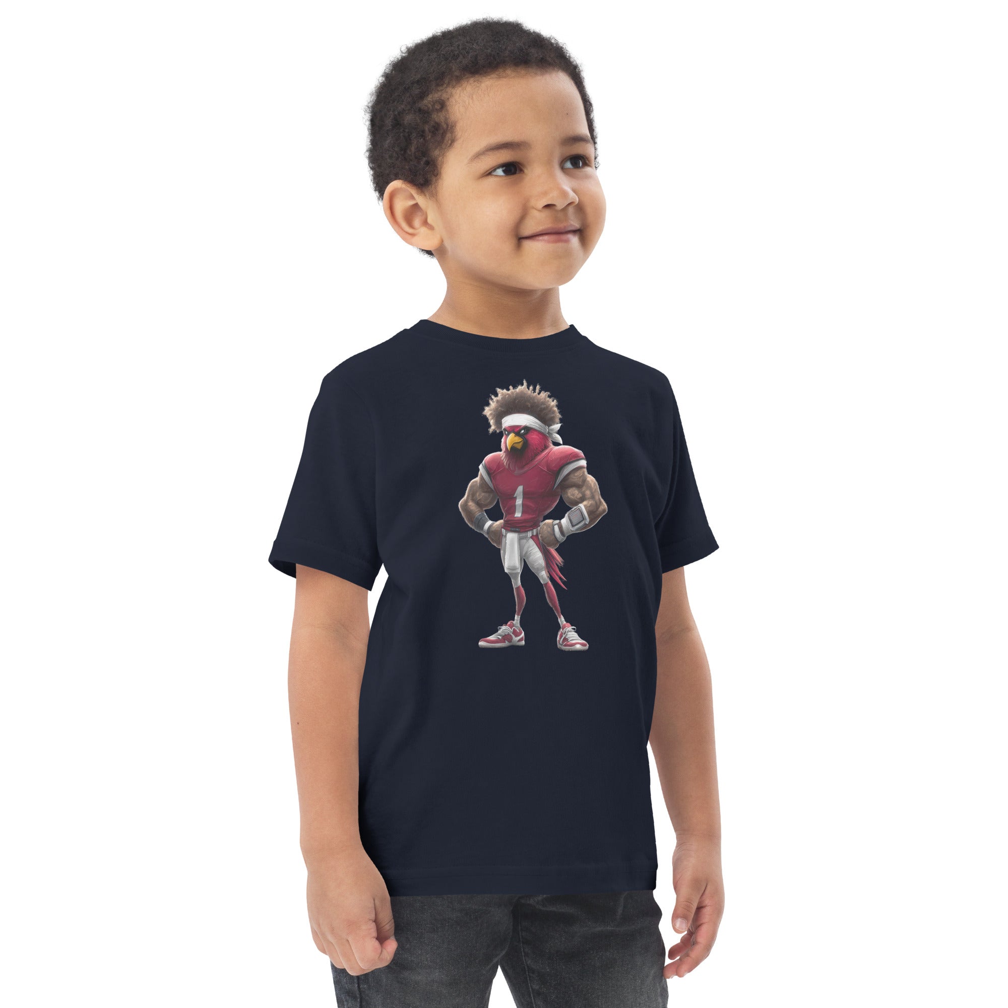 Cardinal 1 Kids Toddler jersey t-shirt