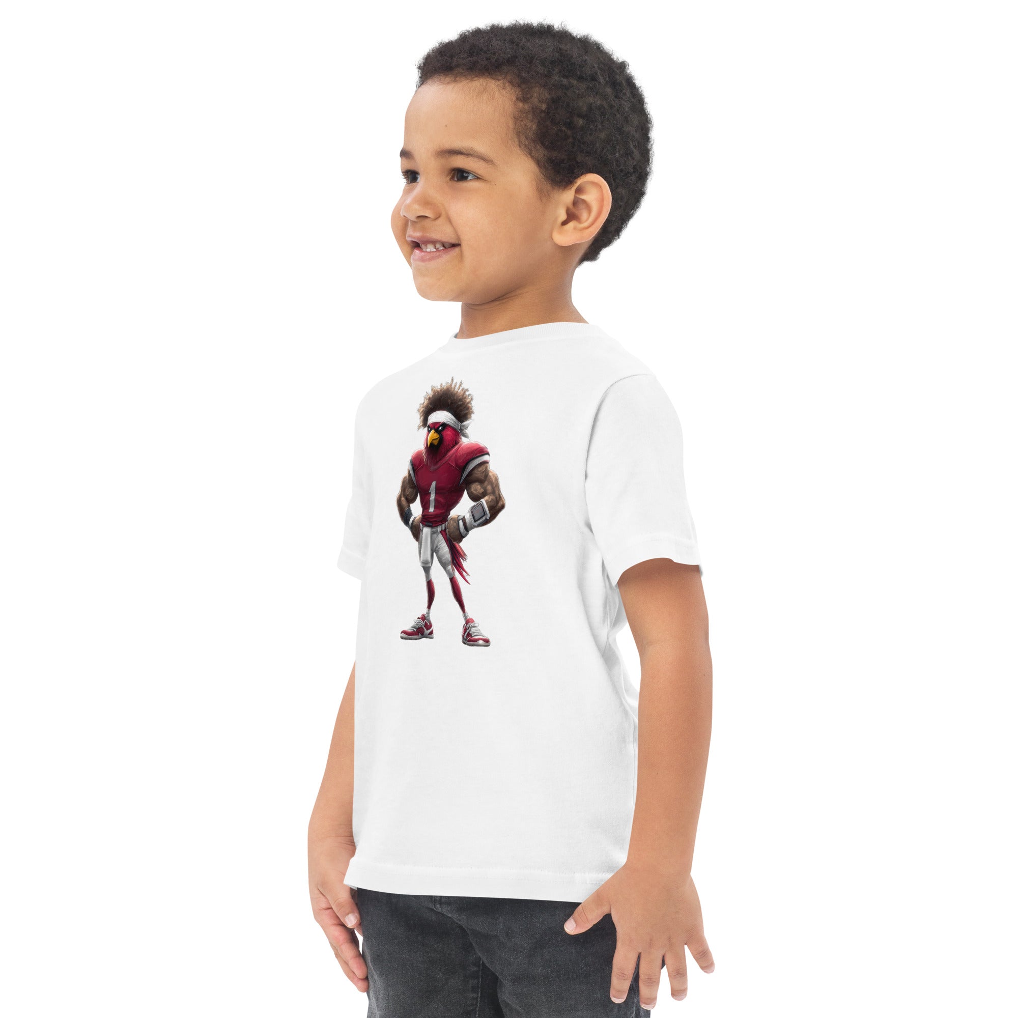 Cardinal 1 Kids Toddler jersey t-shirt