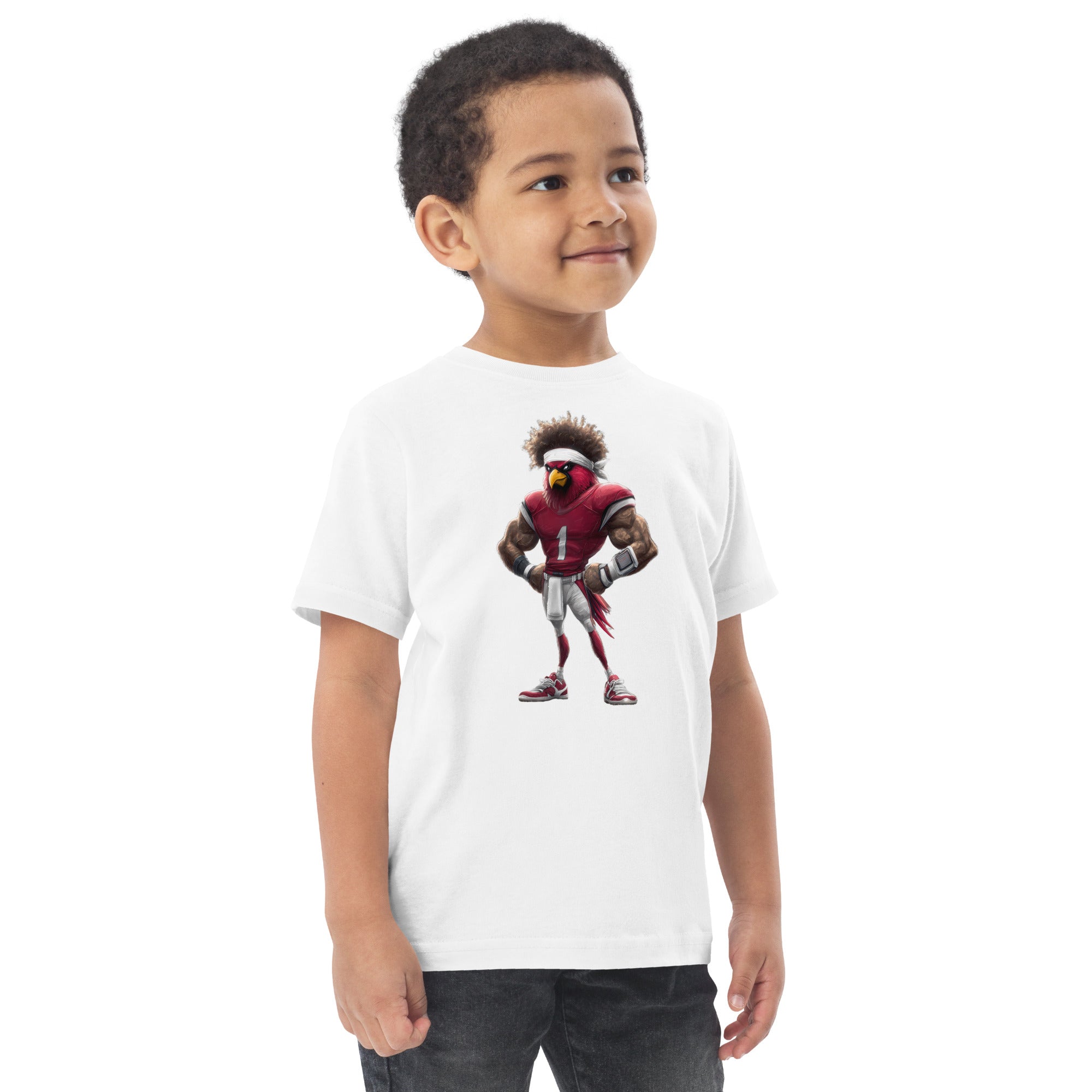 Cardinal 1 Kids Toddler jersey t-shirt