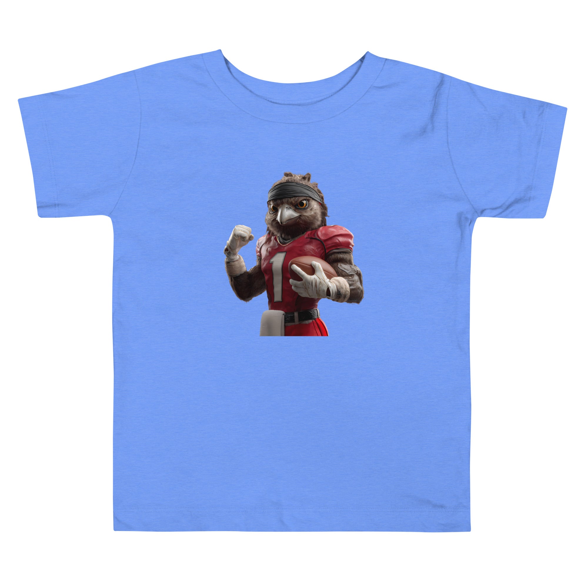 Cardinal 2 Kids Toddler Short Sleeve Tee Heather Columbia Blue