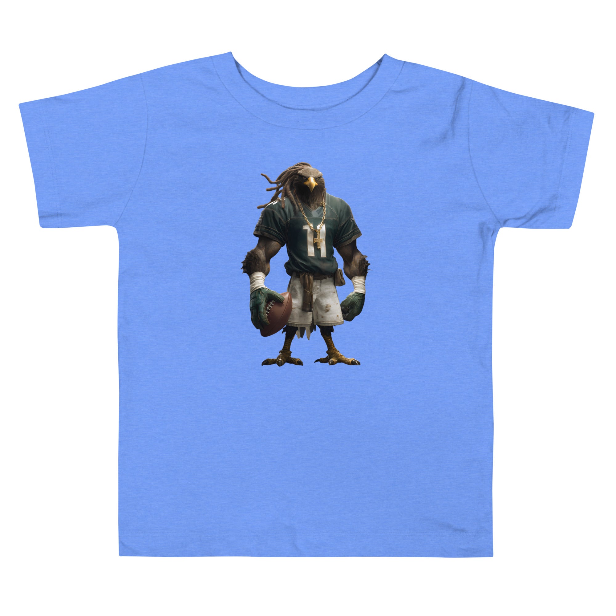 Eagle 7 K Toddler Short Sleeve Tee Heather Columbia Blue