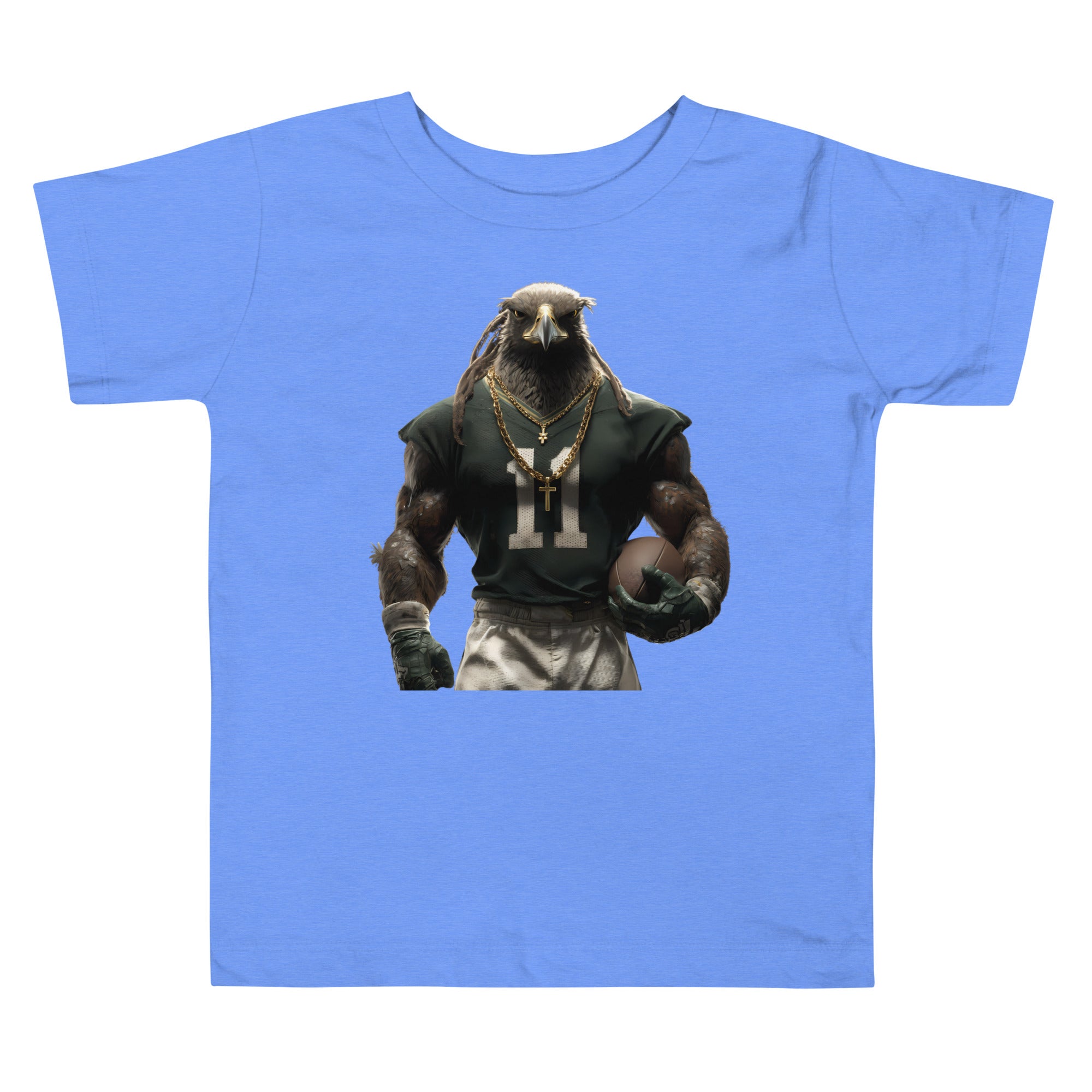 Eagle 9 K Toddler Short Sleeve Tee Heather Columbia Blue