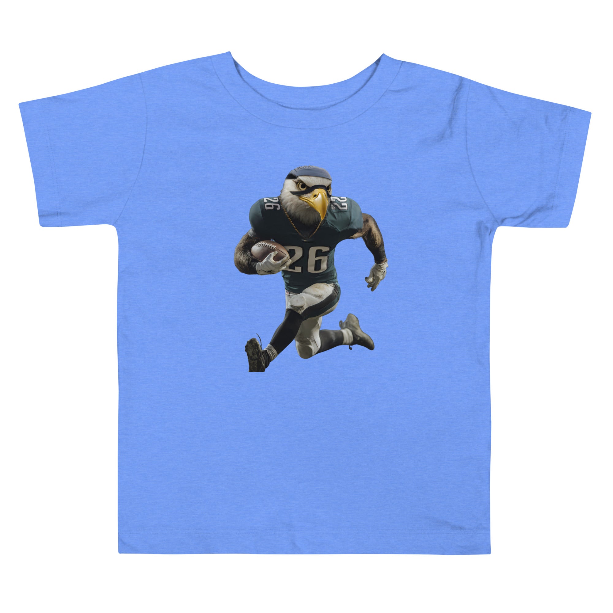 Eagle 11 K Toddler Short Sleeve Tee Heather Columbia Blue