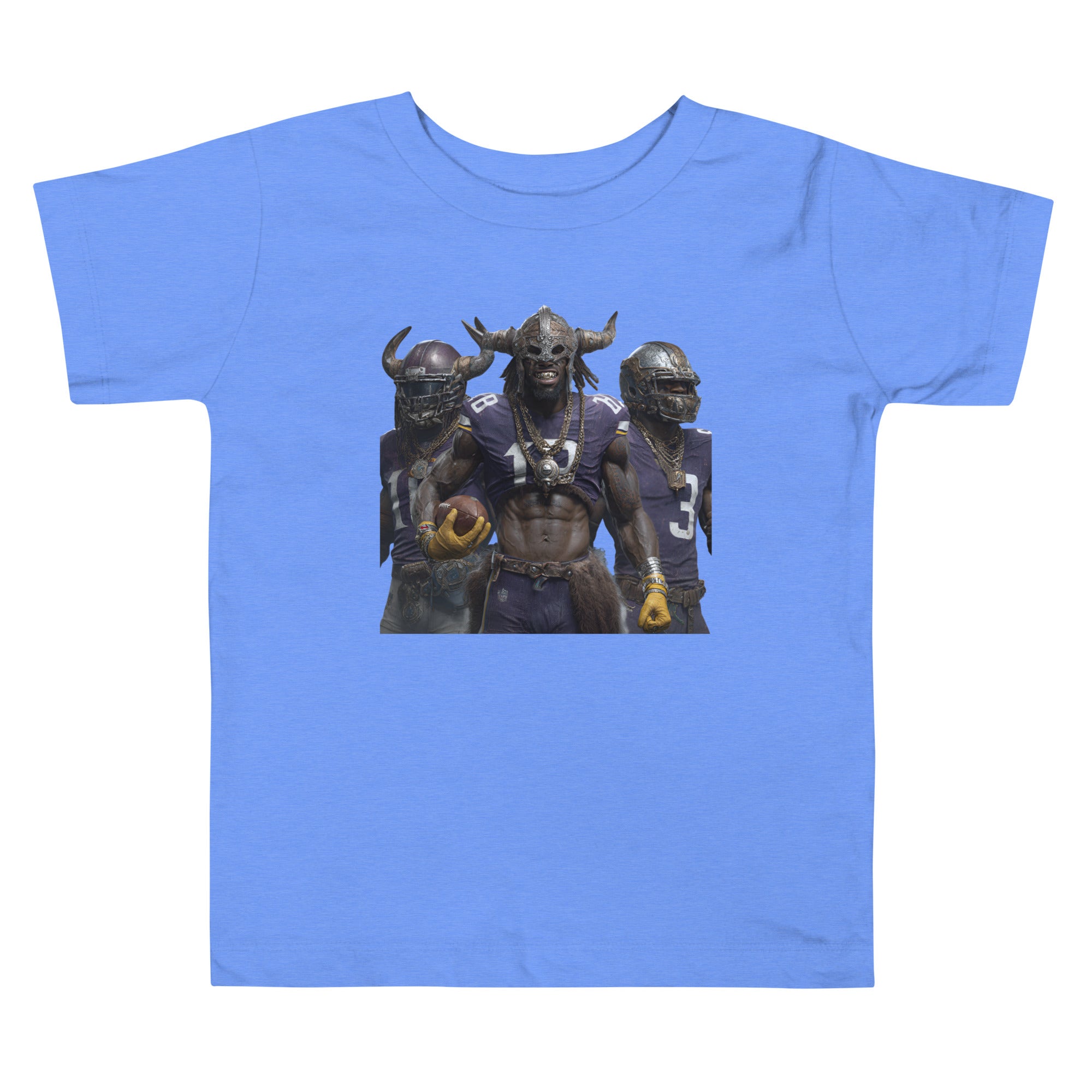 Viking 5 K Toddler Short Sleeve Tee Heather Columbia Blue