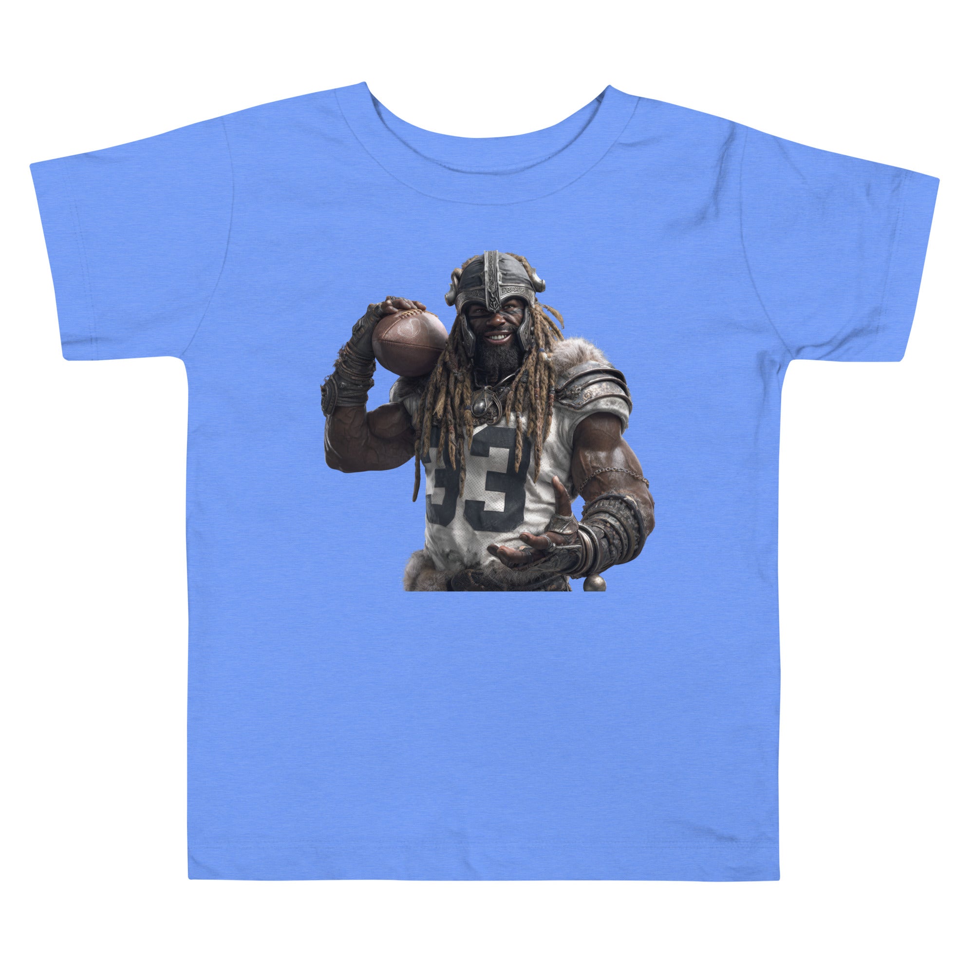 Viking 9 K Toddler Short Sleeve Tee Heather Columbia Blue