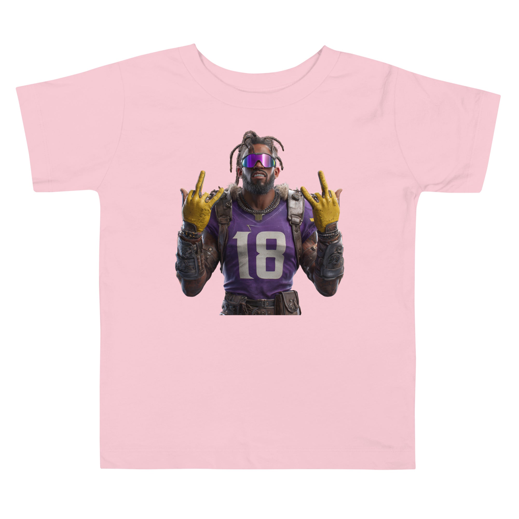 Viking 4 K Toddler Short Sleeve Tee Pink