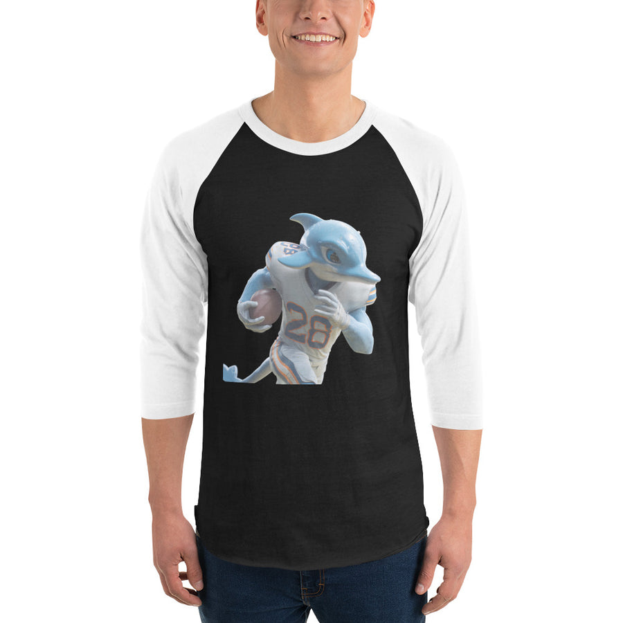 Dolphin 1 M 3/4 sleeve raglan shirt
