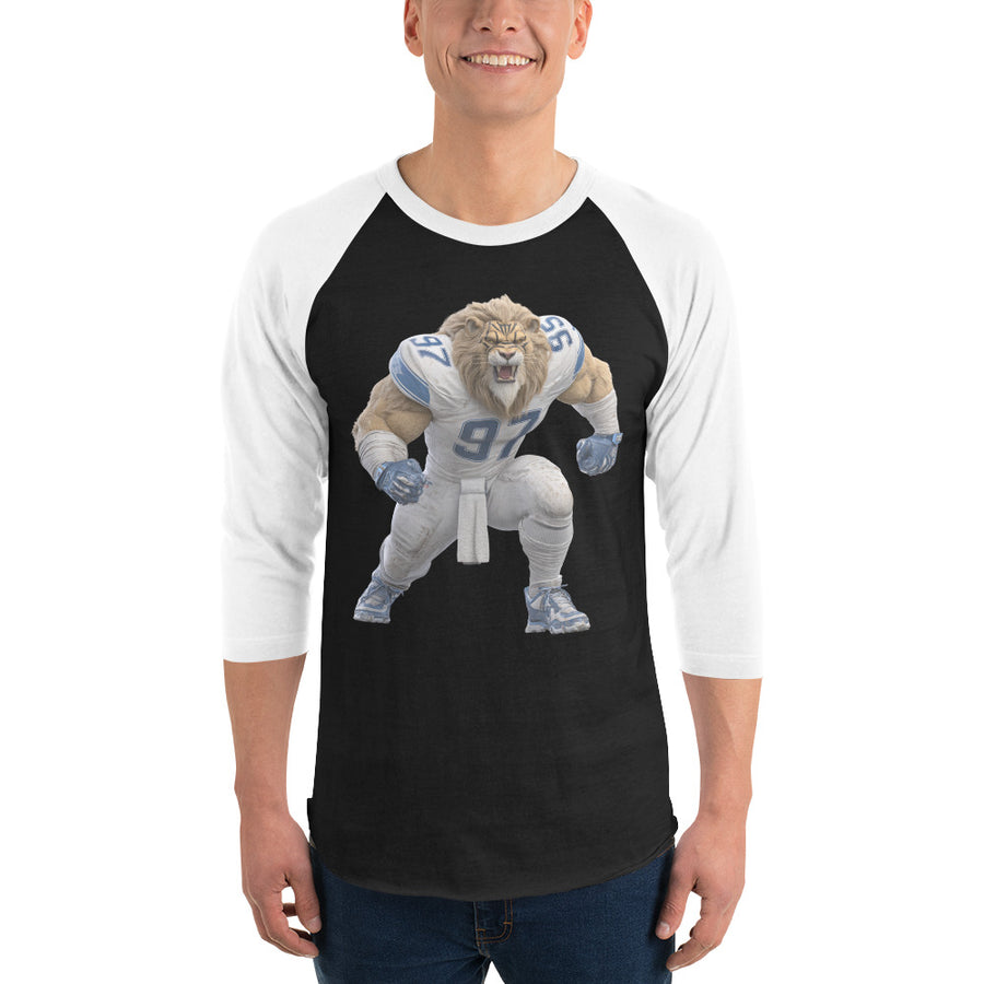 Lions M 1 3/4 sleeve raglan shirt