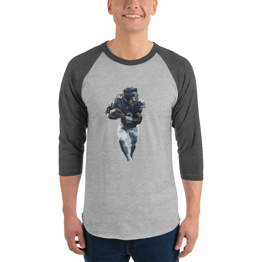 Bears M 6 3/4 sleeve raglan shirt