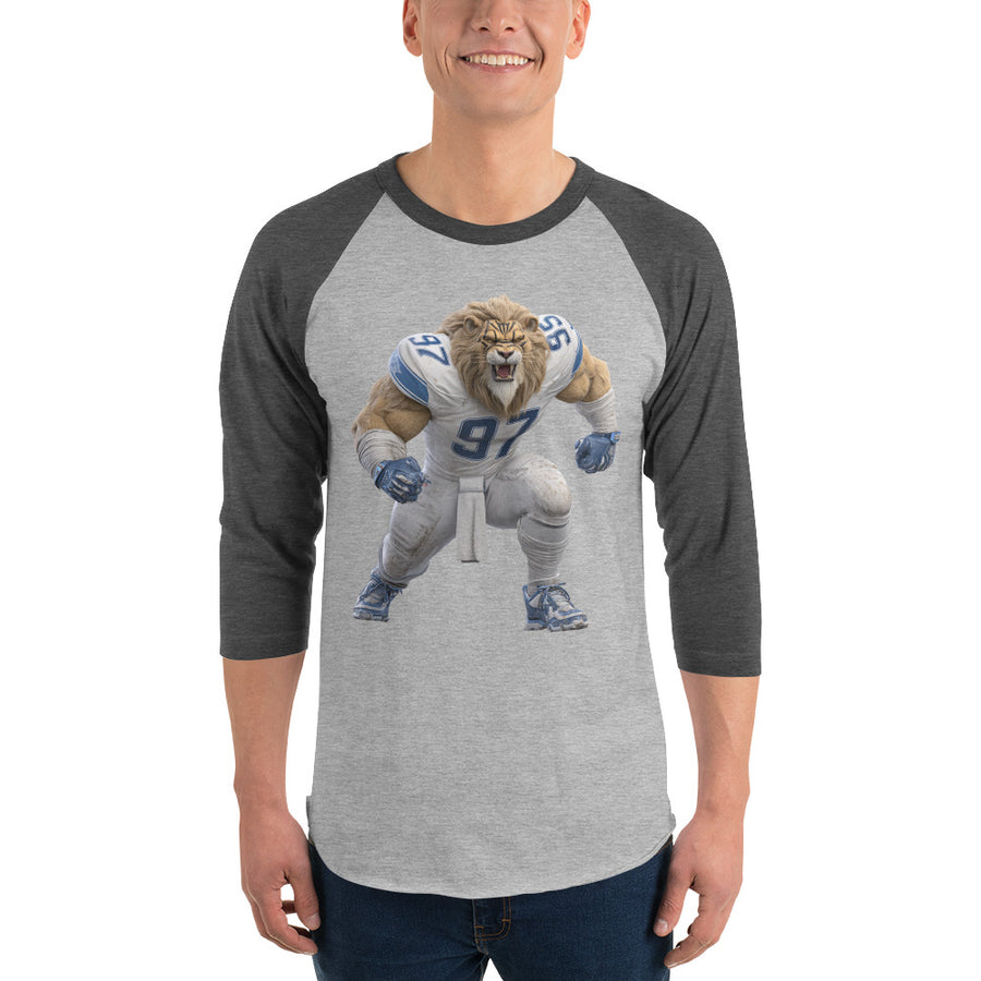 Lions M 1 3/4 sleeve raglan shirt