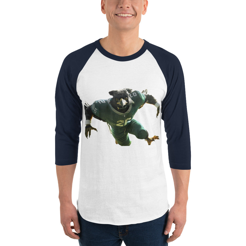 Eagle 3 Men 3/4 sleeve raglan shirt White Navy