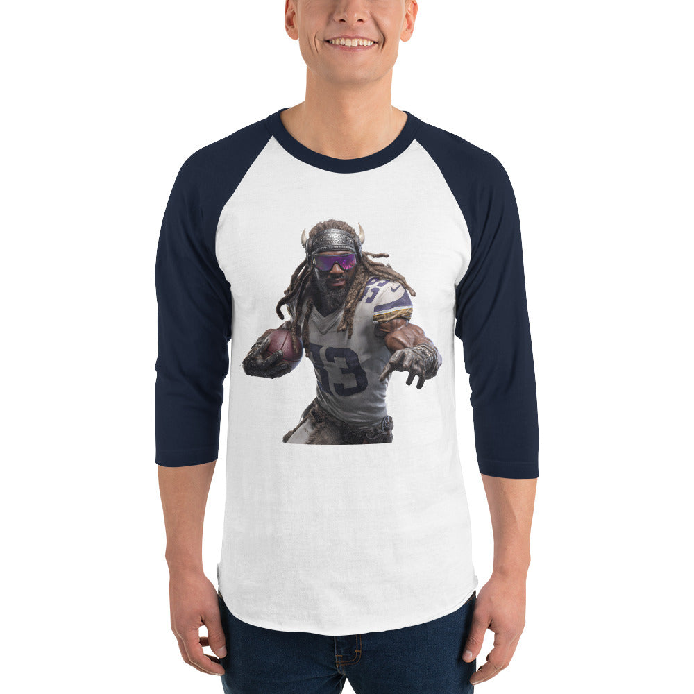 Viking 3 M 3/4 sleeve raglan shirt White Navy