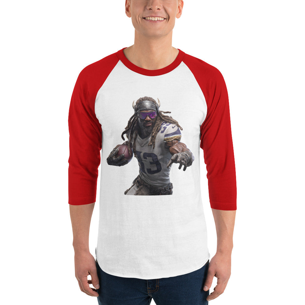 Viking 3 M 3/4 sleeve raglan shirt White Red