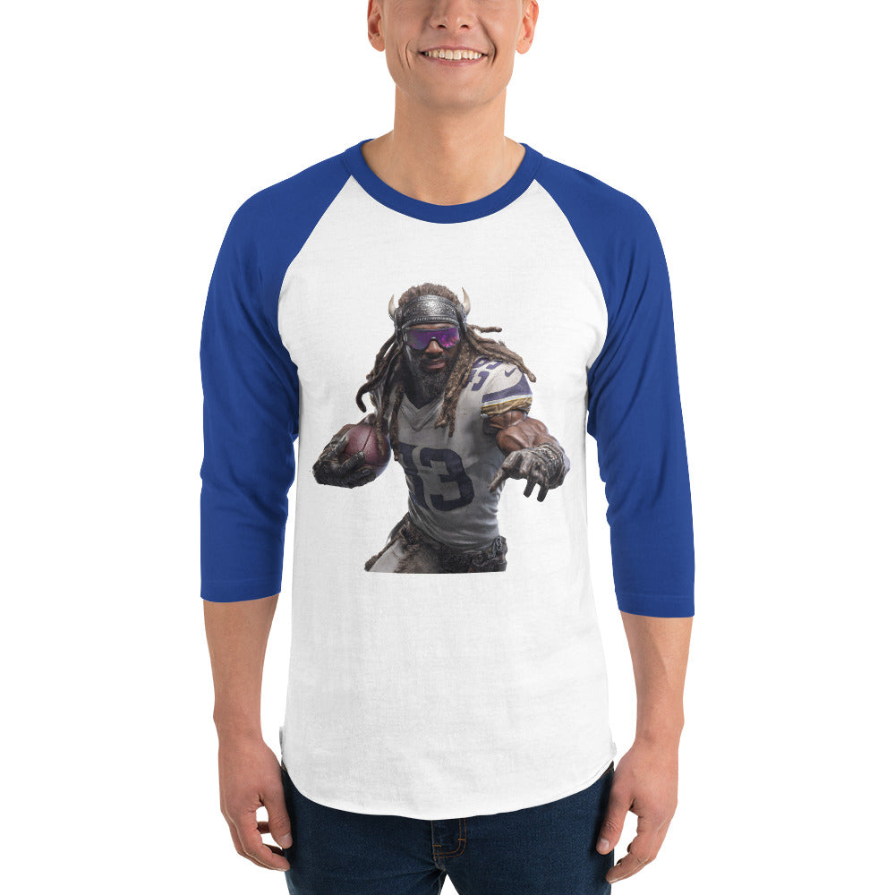 Viking 3 M 3/4 sleeve raglan shirt White Royal