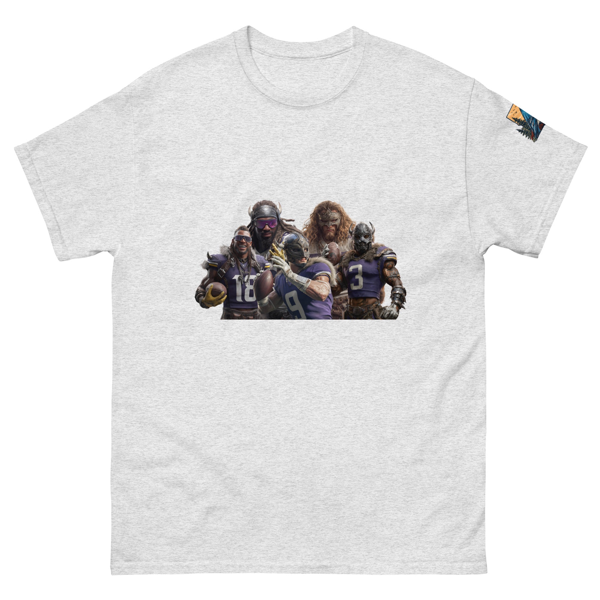 Viking 11 M Unisex classic tee Ash