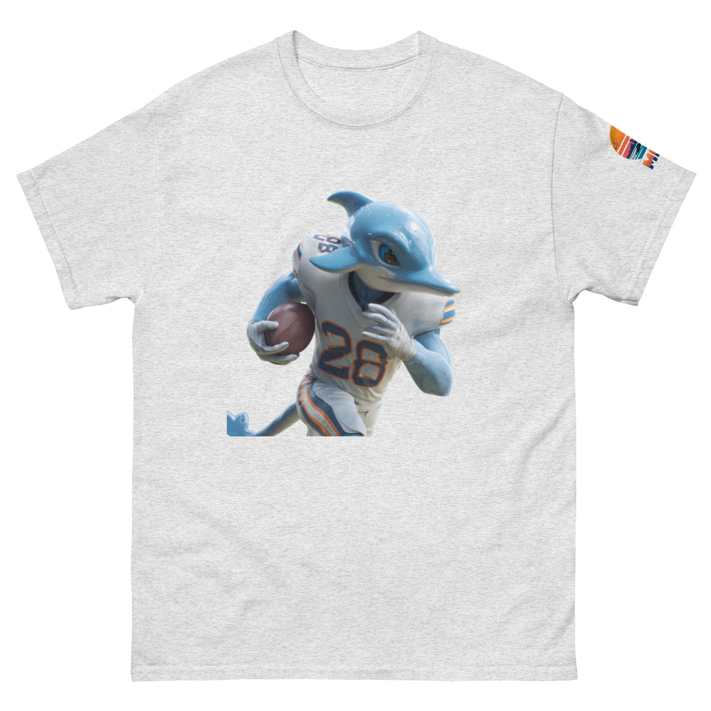 Dolphin 1 M Unisex classic tee Ash