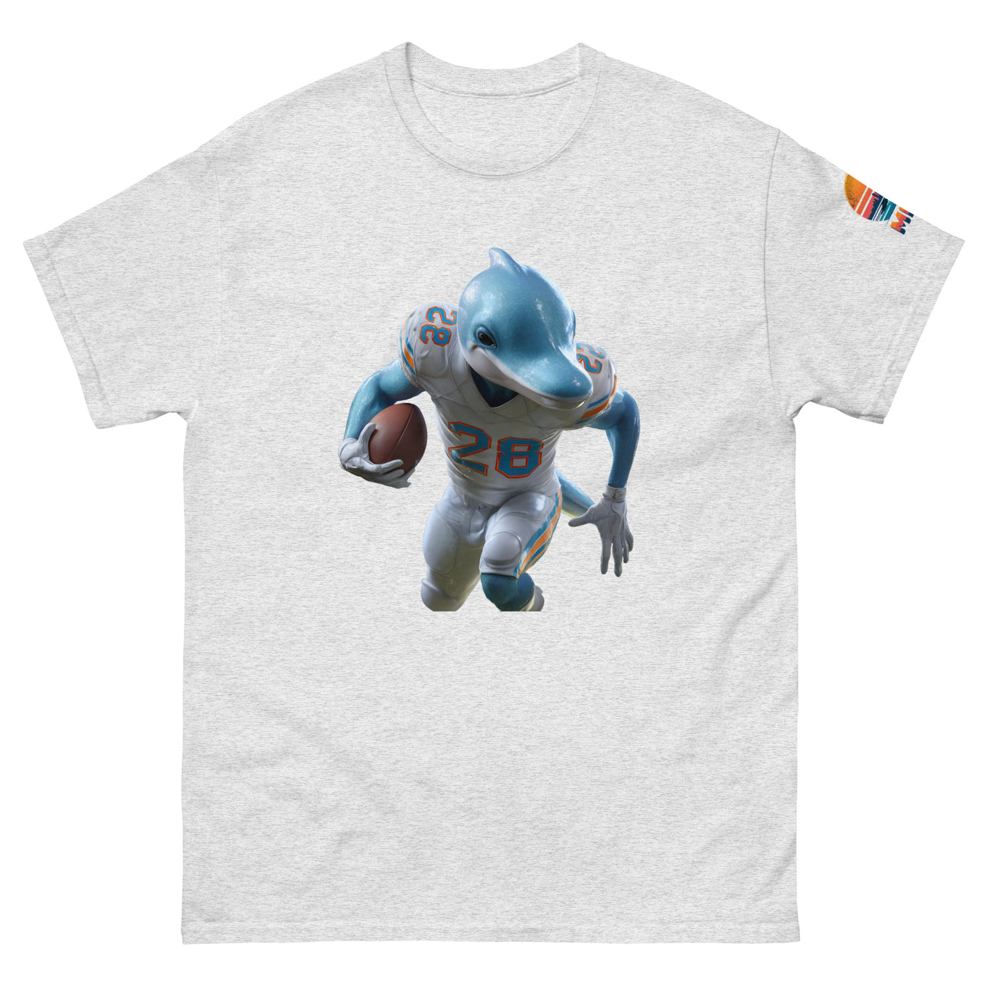 Dolphin 3 M Unisex classic tee Ash