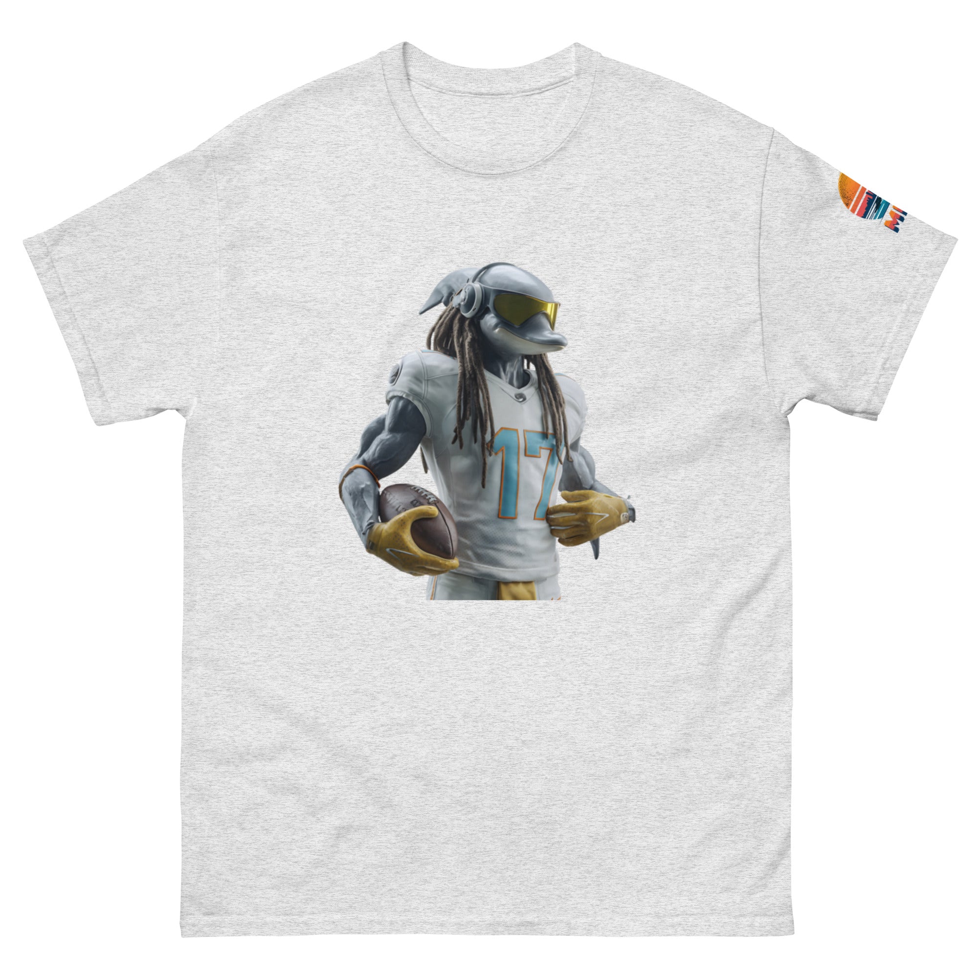 Dolphin 4 M Unisex classic tee Ash