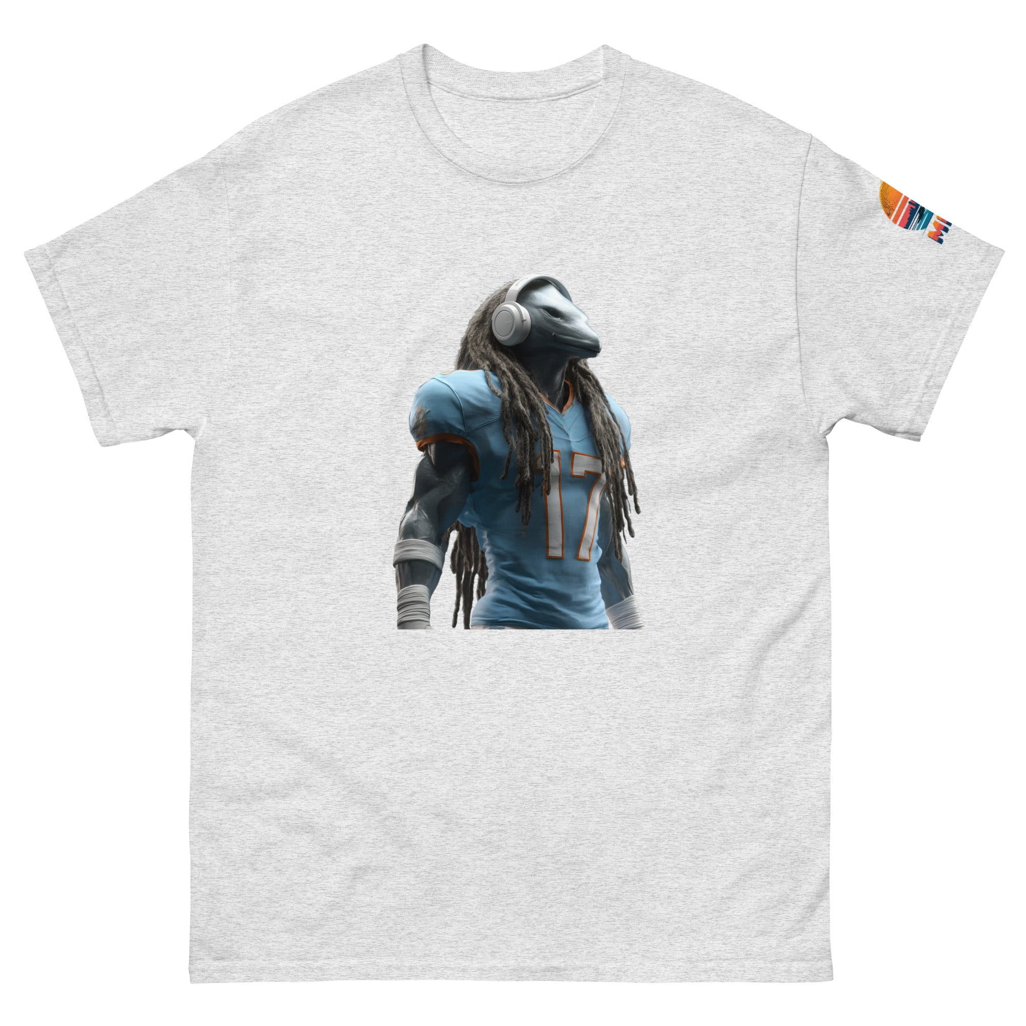 Dolphin 6 M Unisex classic tee Ash