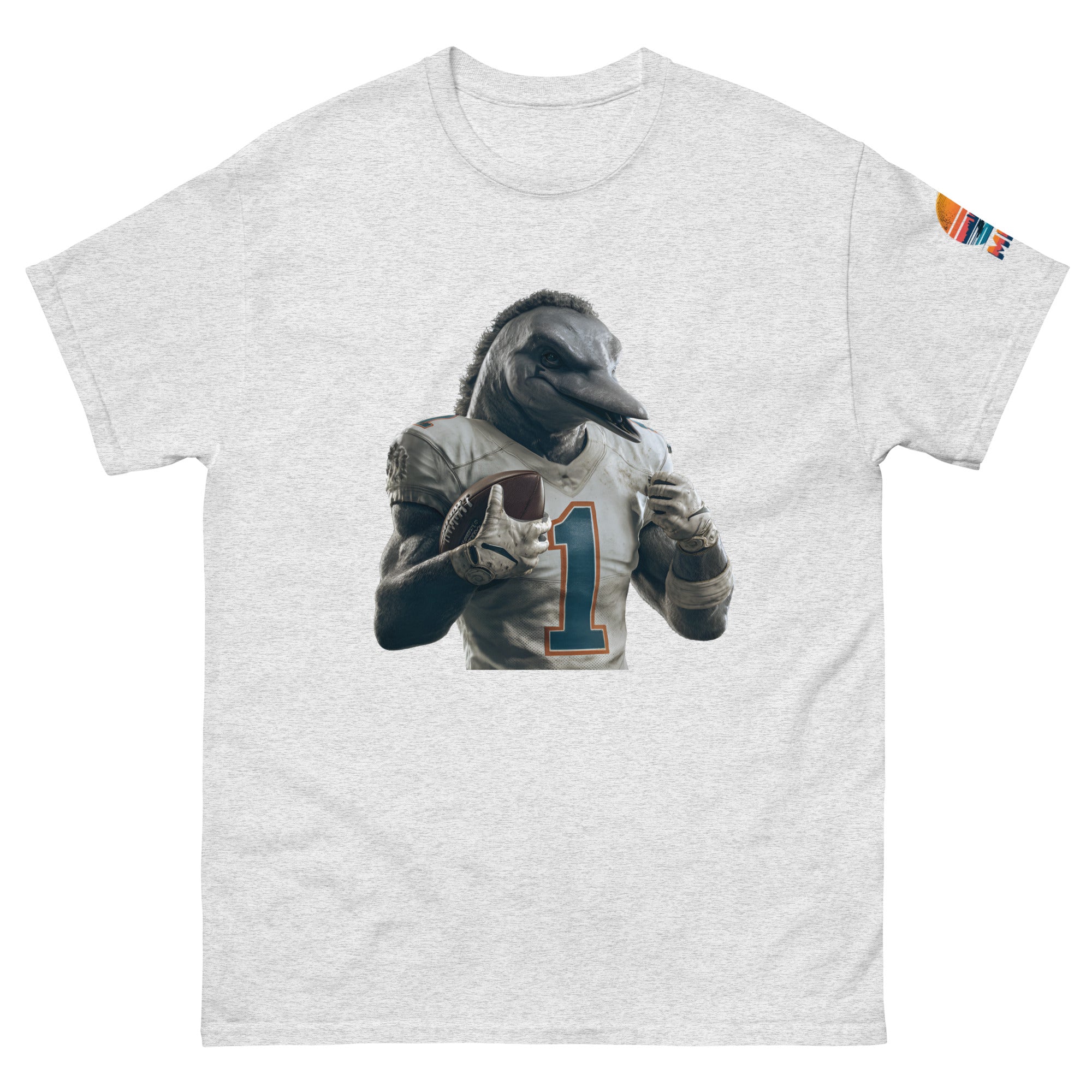 Dolphin 8 M Unisex classic tee Ash