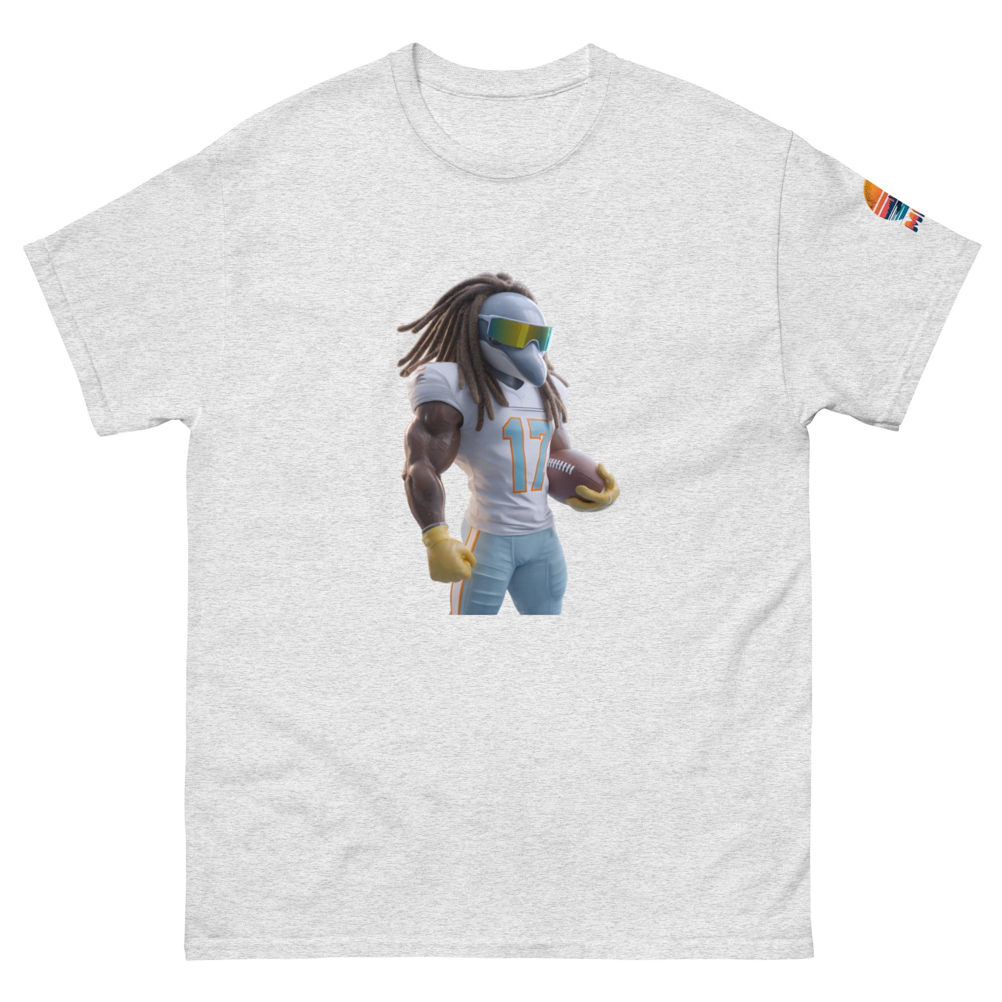 Dolphin 11 M Unisex classic tee Ash
