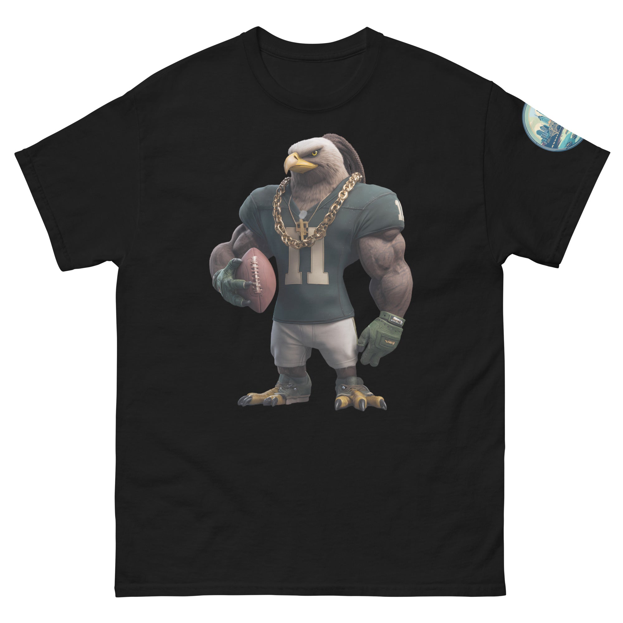 Eagle 5 Men Unisex classic tee Black