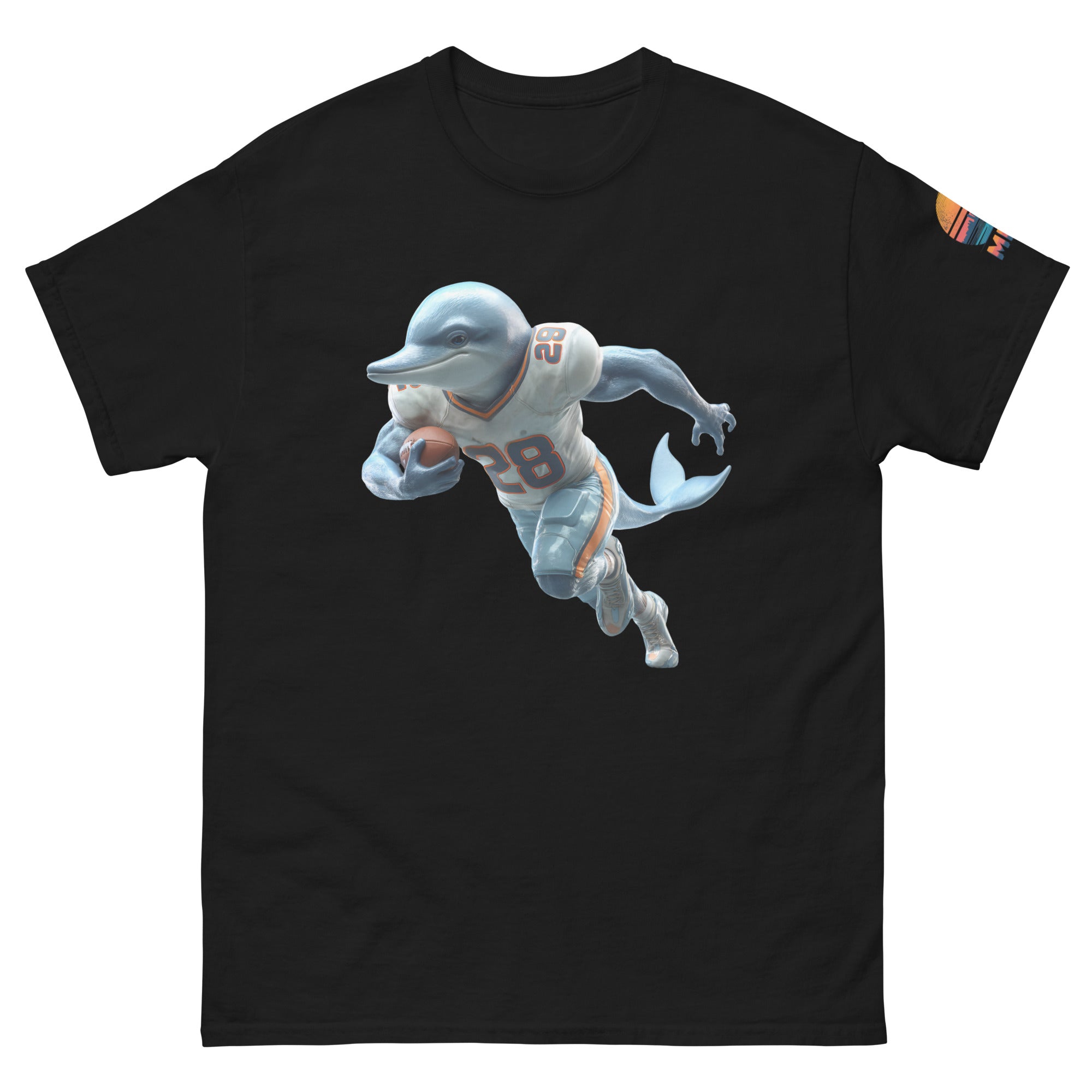 Dolphin 2 M Unisex classic tee Black
