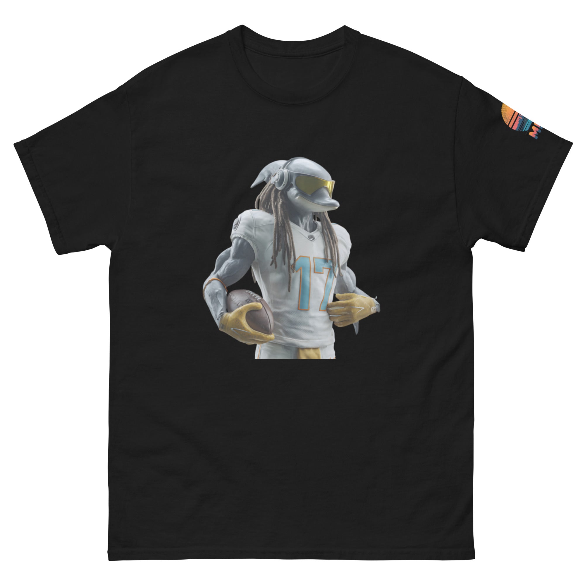 Dolphin 4 M Unisex classic tee Black