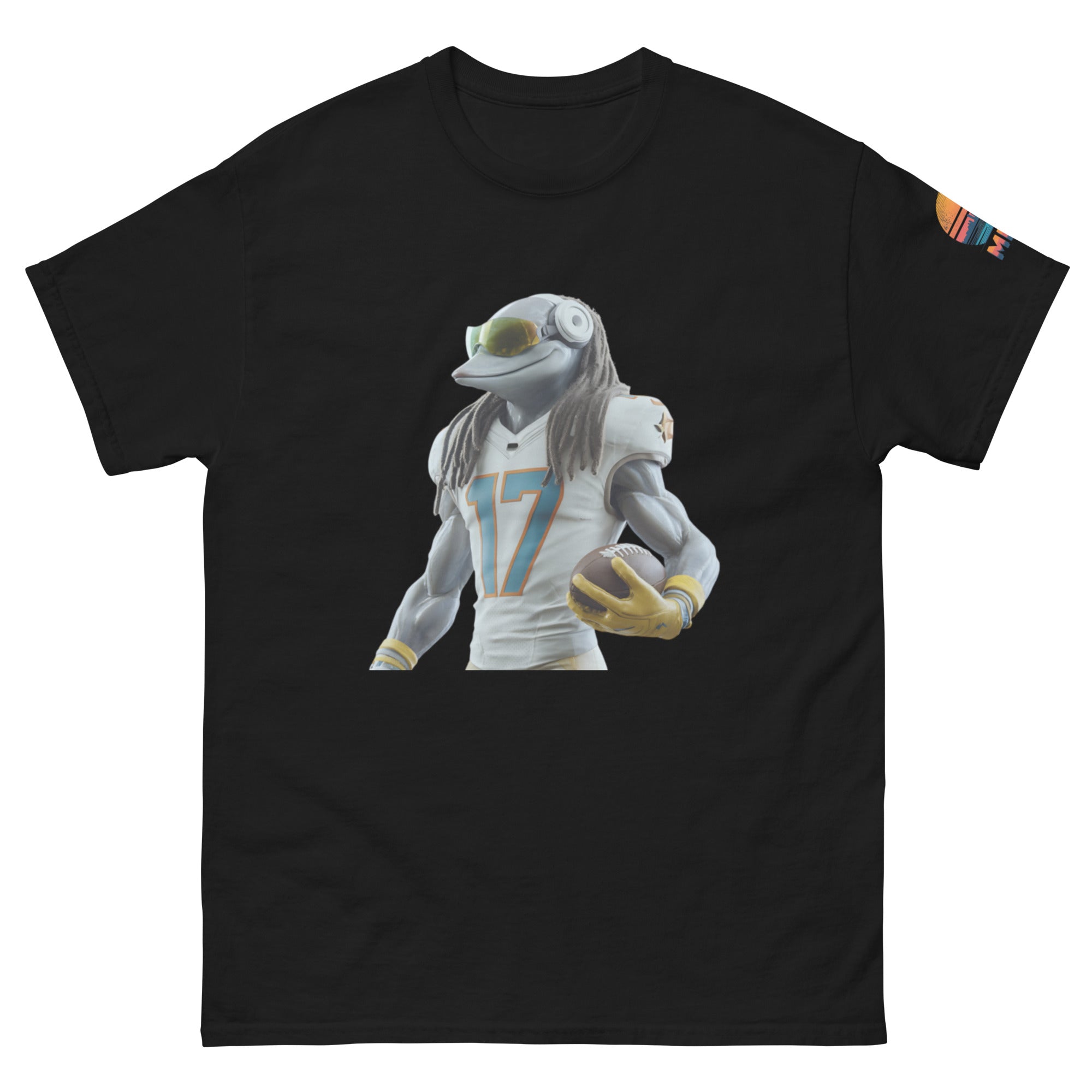 Dolphin 5 M Unisex classic tee Black